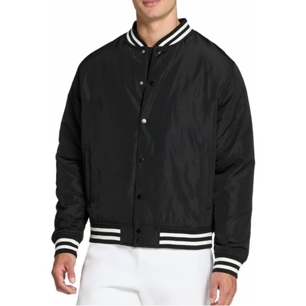 NEW DSG Men's Varsity Jacket- Pure Black size:XXL